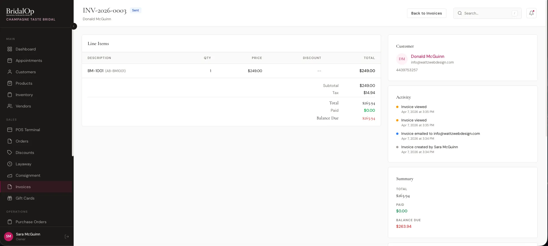 Invoices